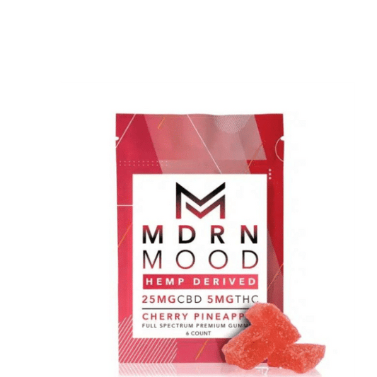 6 Gummies CBD - CHERRY PINEAPPLE - 5mg MDRN MOOD